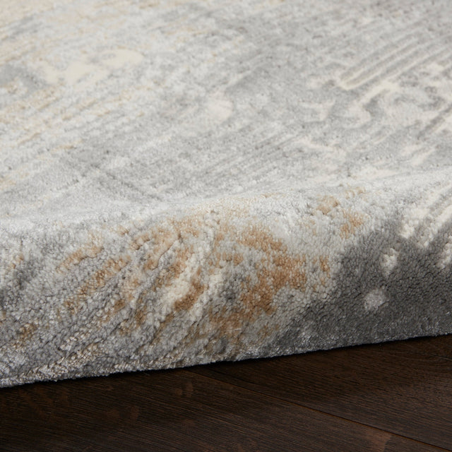 Nourison Solace Sla01 Grey/Beige Rugs - Nourison - 99446756725