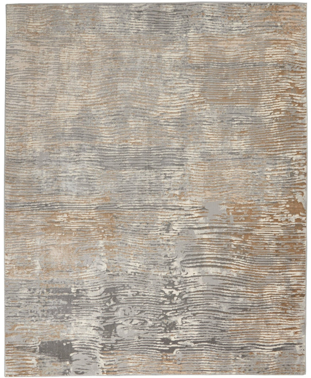 Nourison Solace Sla01 Grey/Beige Rugs - Nourison - 99446756732