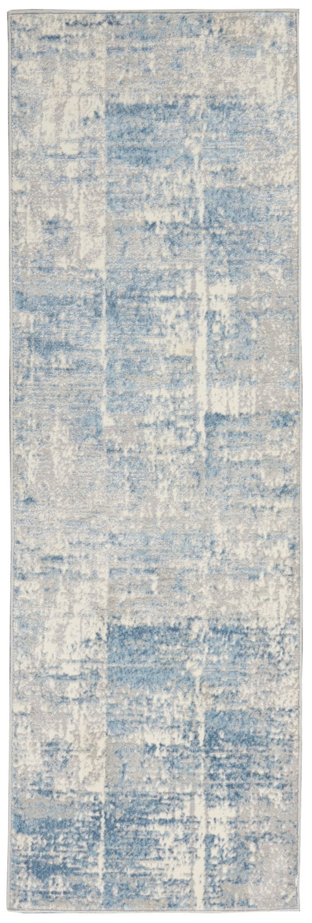 Nourison Solace Sla02 Ivory/Grey/Blue Rugs - Nourison - 99446756831