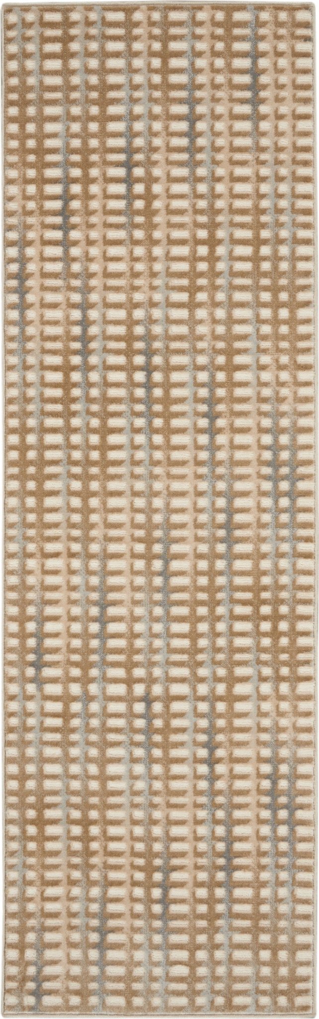 Nourison Solace Sla04 Beige/Blue Rugs - Nourison - 99446768889