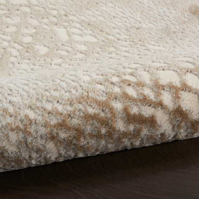 Nourison Solace Sla06 Ivory Beige Rugs - Nourison - 99446782540