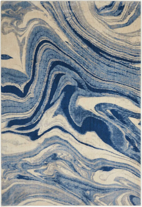 Nourison Somerset St749 Light Blue Rugs - Nourison - 34104