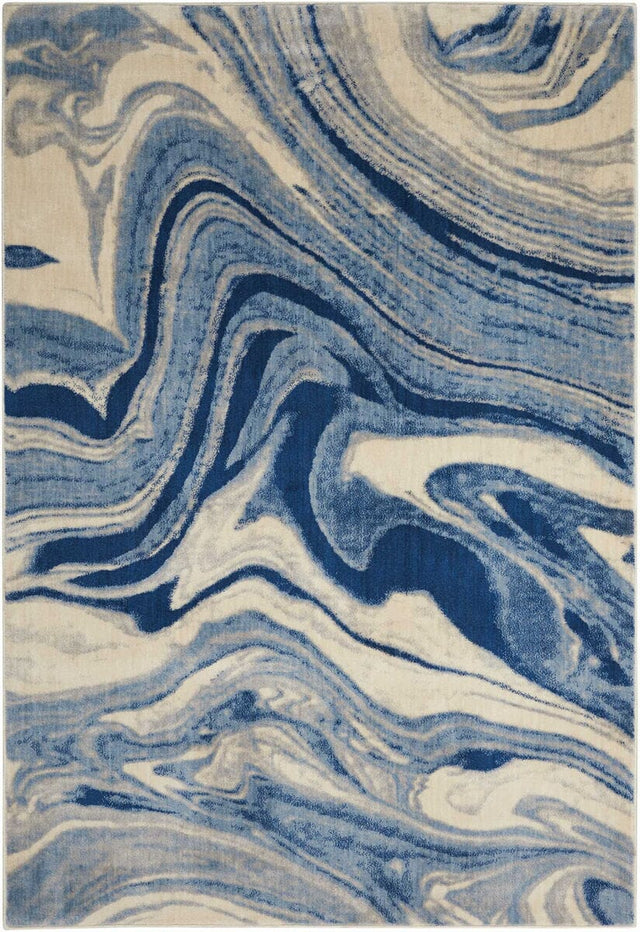 Nourison Somerset St749 Light Blue Rugs - Nourison - 34104