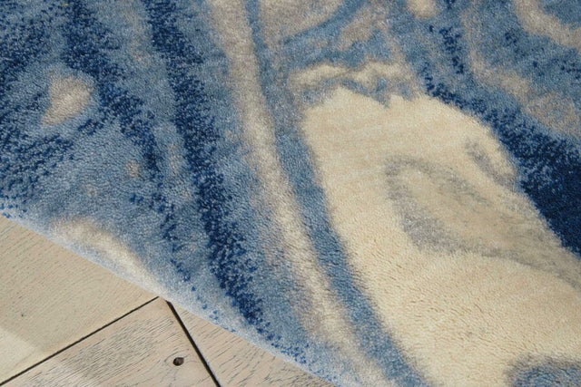 Nourison Somerset St749 Light Blue Rugs - Nourison - 34116