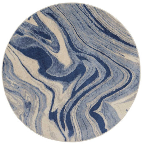 Nourison Somerset St749 Light Blue Rugs - Nourison - 34116