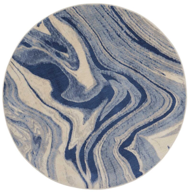 Nourison Somerset St749 Light Blue Rugs - Nourison - 34116