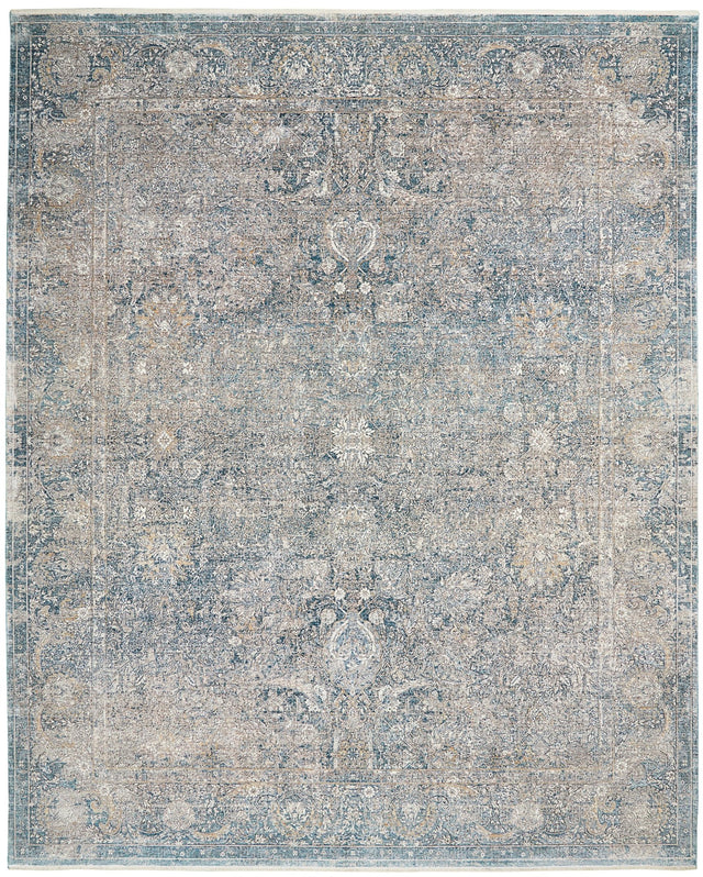 Nourison Starry Nights Stn01 Cream Blue Rugs - Nourison - 99446736802