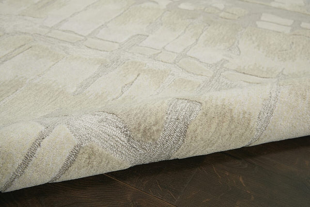 Nourison Symmetry Smm04 Ivory / Beige Rugs - Nourison - 99446495747