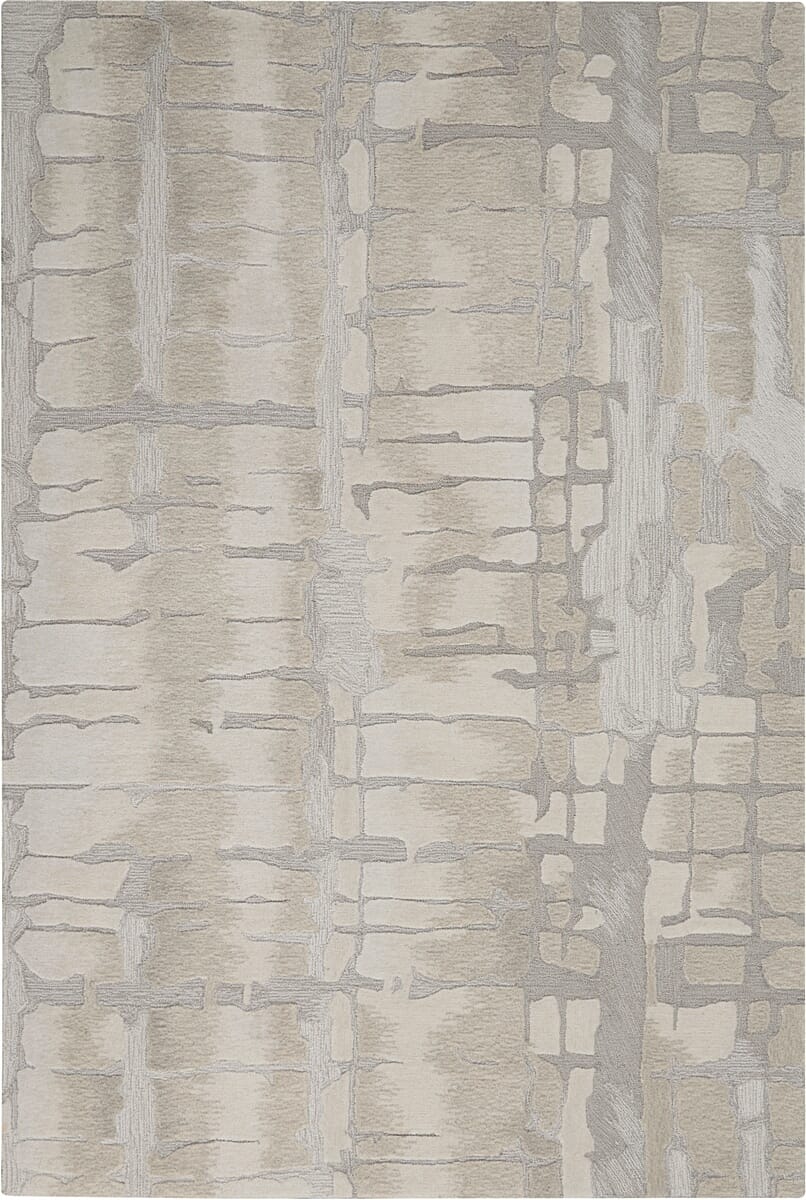 Nourison Symmetry Smm04 Ivory / Beige Rugs - Nourison - 99446495747