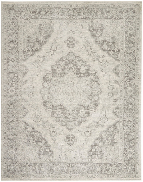 Nourison Tranquil Tra05 Ivory/Grey Rug - Nourison - 99446821522