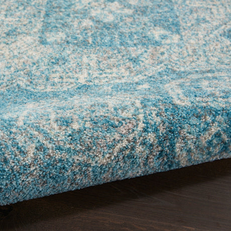 Nourison Tranquil Tra13 Lt.Blue/Ivory Rugs - Nourison - 99446816542