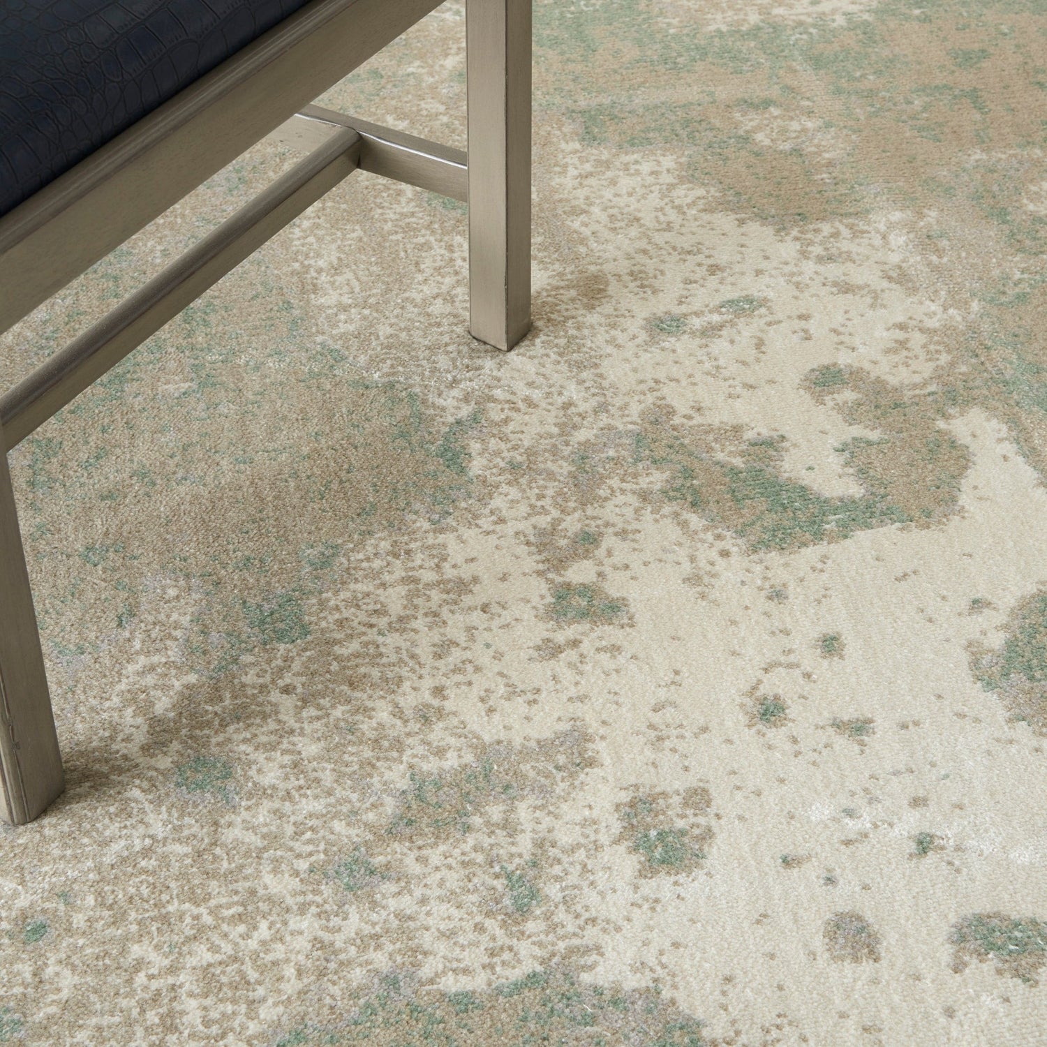 Nourison Twilight Twi06 Ivory Green Rug - Nourison - 99446789969