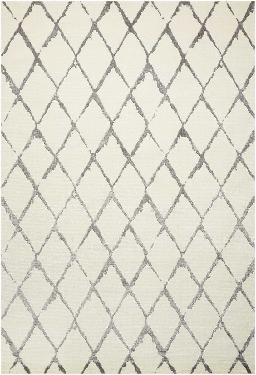 Nourison Twilight Twi15 Ivory / Grey Rugs - Nourison - 99446463722