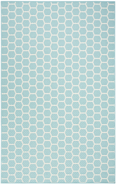 Nourison Twist Reversible Tws01 Aqua Rug - Nourison - 99446962645