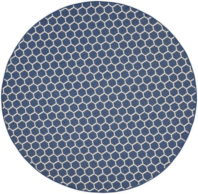 Nourison Twist Reversible Tws01 Navy Rug - Nourison - 99446962638