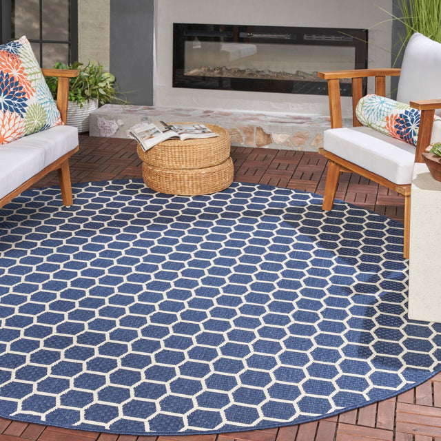 Nourison Twist Reversible Tws01 Navy Rug - Nourison - 99446962638