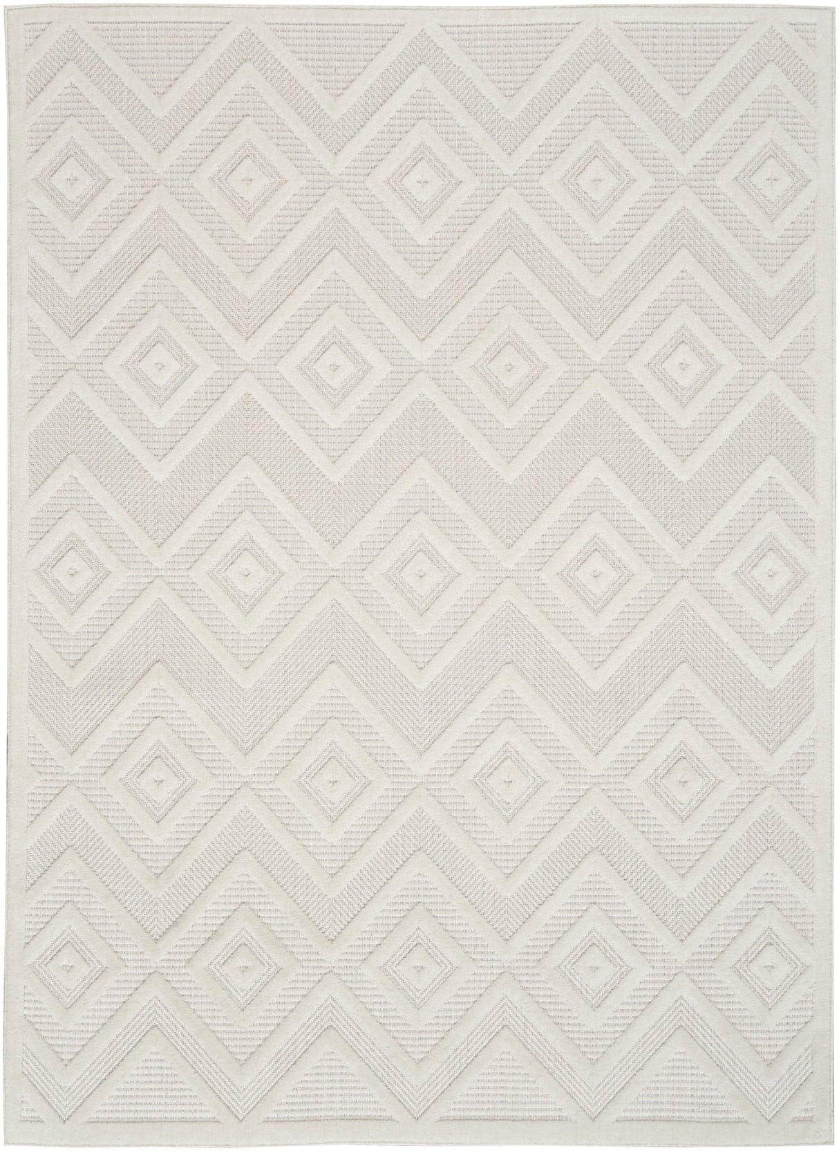 Nourison Versatile Nrv01 Ivory/White Rug - Nourison - 99446043542