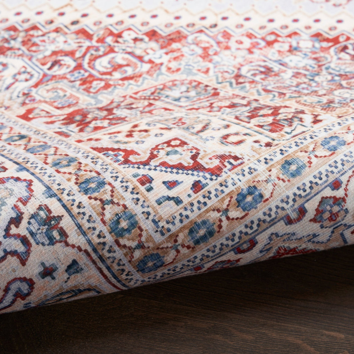 Nourison Vintage Home Vnh01 Ivory Red Rug - Nourison - 99446931559