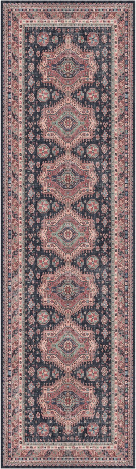 Nourison Vintage Home Vnh03 Navy Rug - Nourison - 99446931719