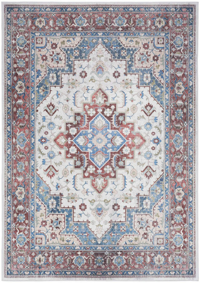Nourison Vintage Home Vnh04 Ivory Red Rug - Nourison - 99446931733