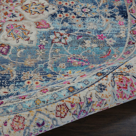 Nourison Vintage Kashan Vka01 Blue Rugs - Nourison - 99446454959