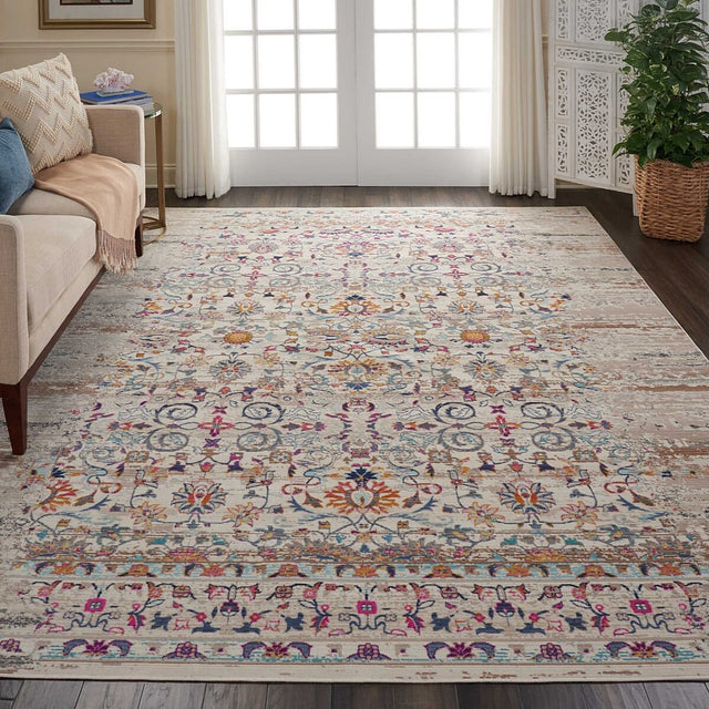 Nourison Vintage Kashan Vka02 Ivory Rugs - Nourison - 99446455390