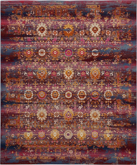 Nourison Vintage Kashan Vka03 Red / Multicolor Rugs - Nourison - 99446455512