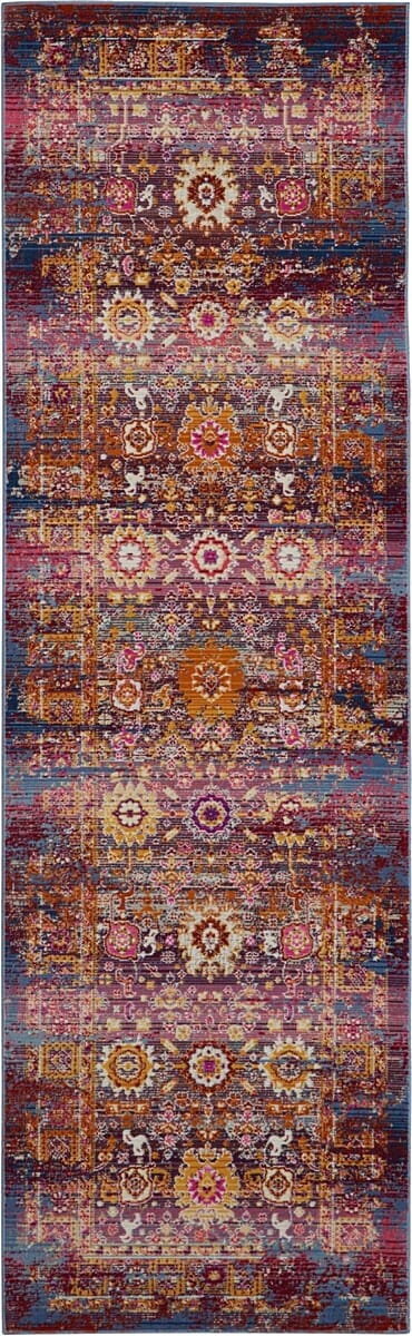 Nourison Vintage Kashan Vka03 Red / Multicolor Rugs - Nourison - 99446455536