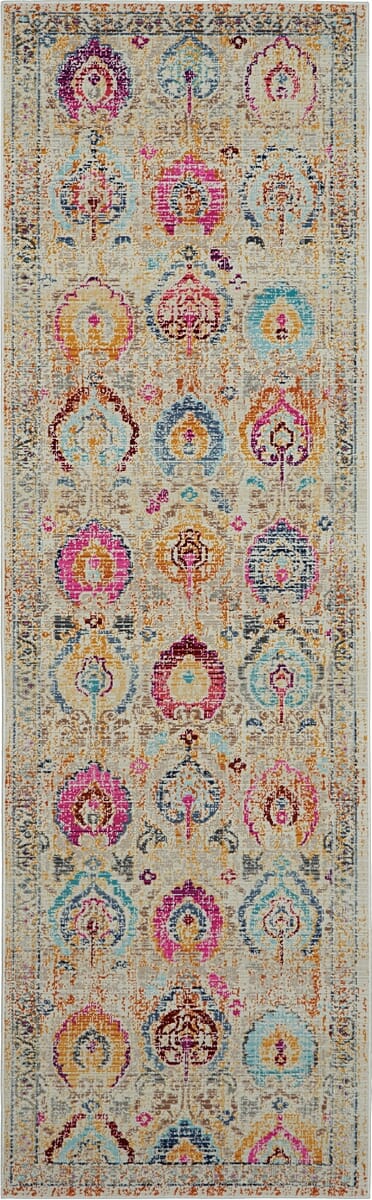 Nourison Vintage Kashan Vka04 Ivory / Multicolor Rugs - Nourison - 99446455703