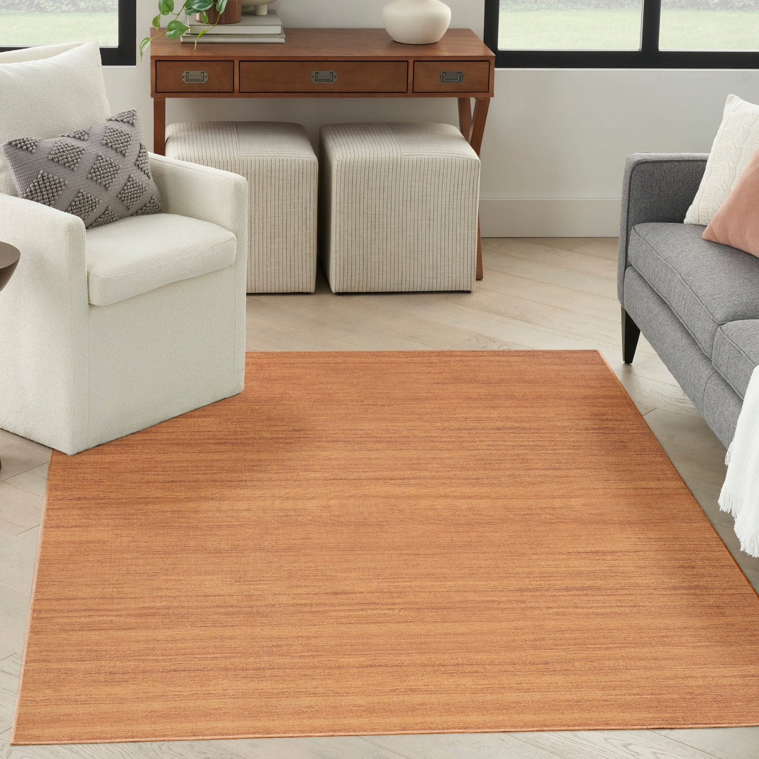 Nourison Washable Essentials Wae01 Copper Rug - Nourison - 99446950093