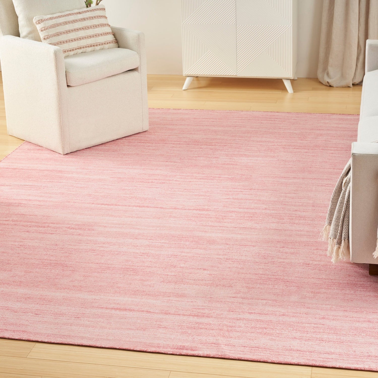 Nourison Washable Essentials Wae01 Pink Rug - Nourison - 99446949639