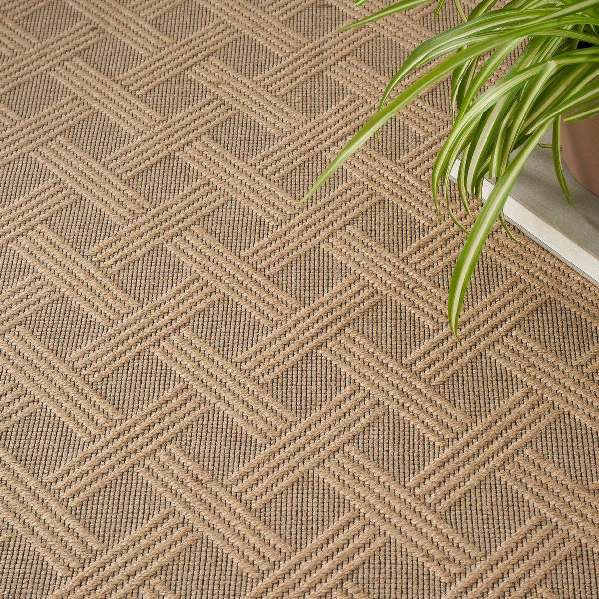 Nourison Washable Jute Wsj02 Natural Rug - Nourison - 99446906564