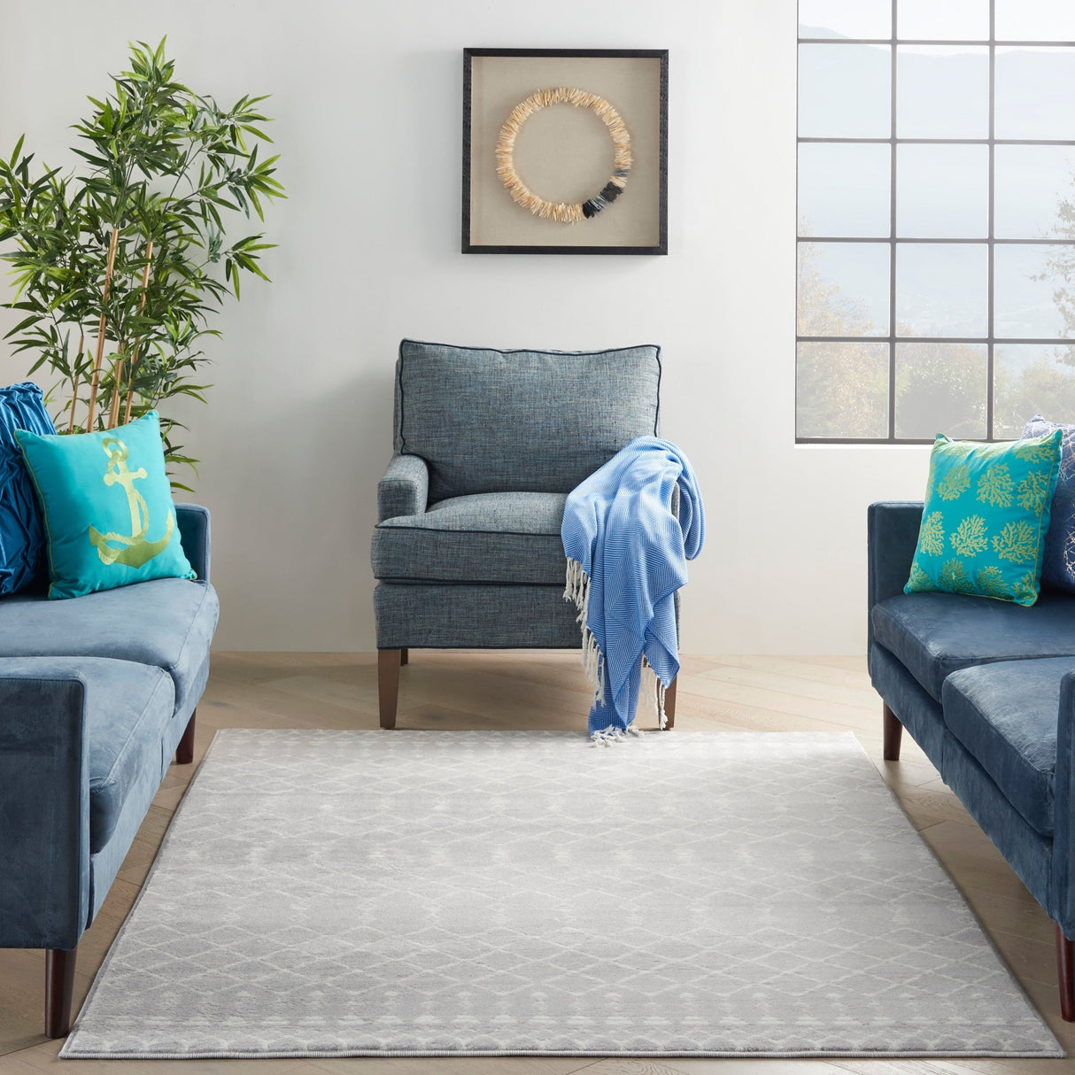 Nourison Whimsicle Whs02 Grey Rugs - Nourison - 99446830937