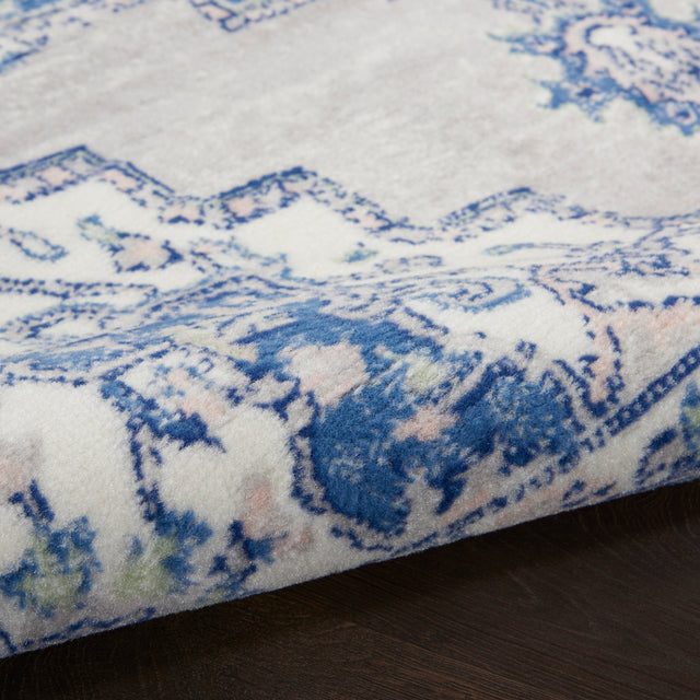 Nourison Whimsicle Whs03 Grey Blue Rugs - Nourison - 99446831446