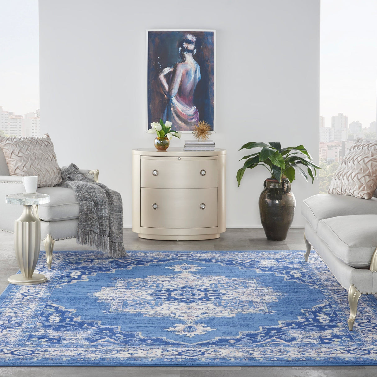 Nourison Whimsicle Whs03 Navy Rugs - Nourison - 99446831613