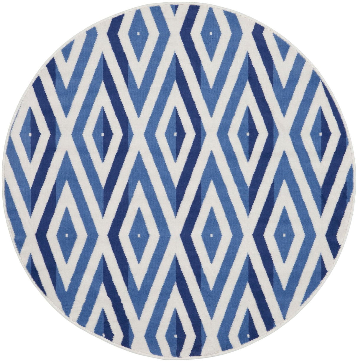 Nourison Whimsicle Whs04 Ivory Blue Rugs - Nourison - 99446831774