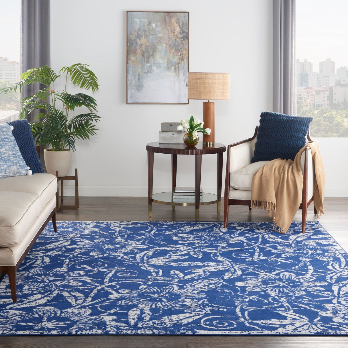 Nourison Whimsicle Whs05 Navy Rugs - Nourison - 99446836182