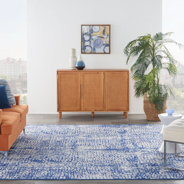 Nourison Whimsicle Whs07 Ivory Navy Rugs - Nourison - 99446832726