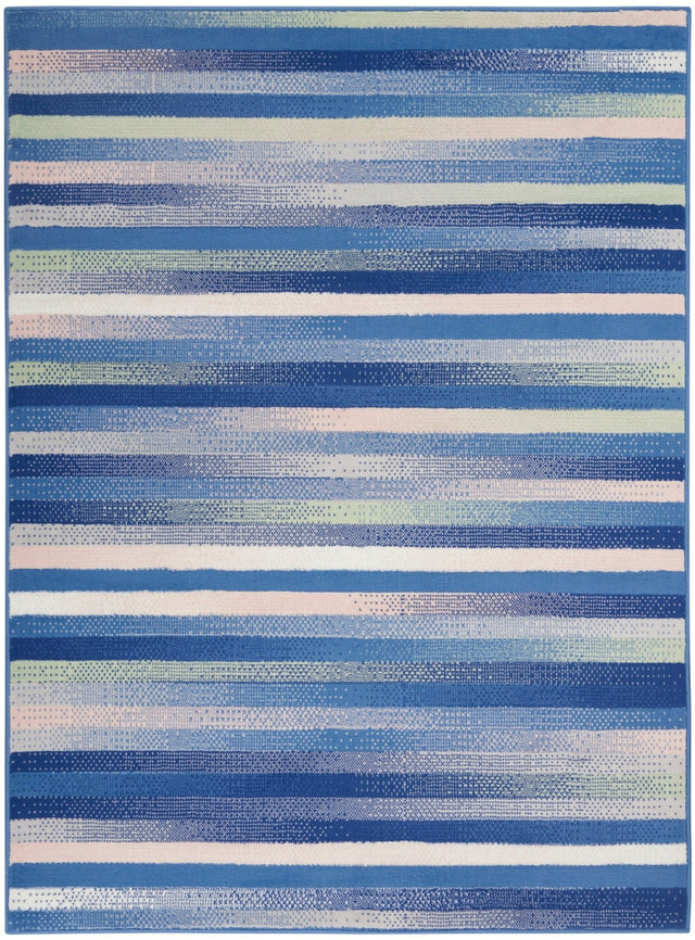 Nourison Whimsicle Whs12 Blue Multicolor Rugs - Nourison - 99446833877