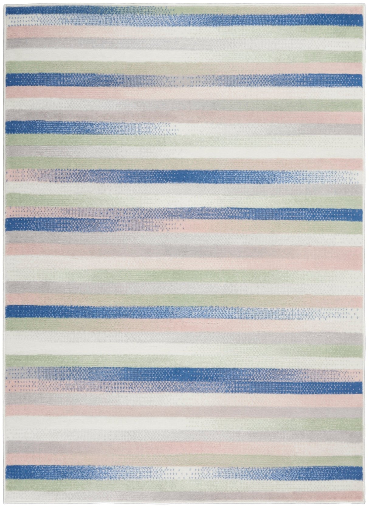 Nourison Whimsicle Whs12 Ivory Multicolor Rugs - Nourison - 99446833716