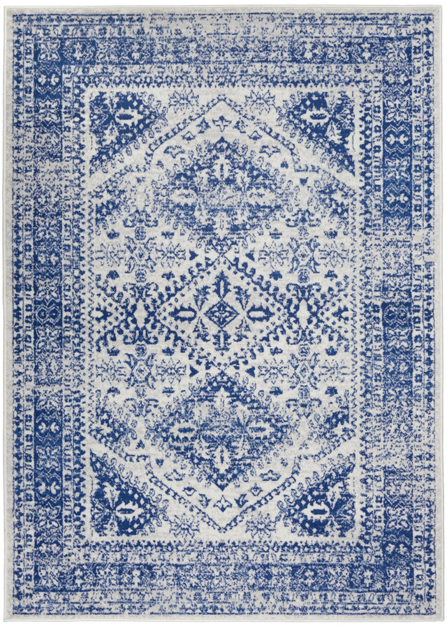 Nourison Whimsicle Whs15 Ivory Navy Rugs - Nourison - 99446834485
