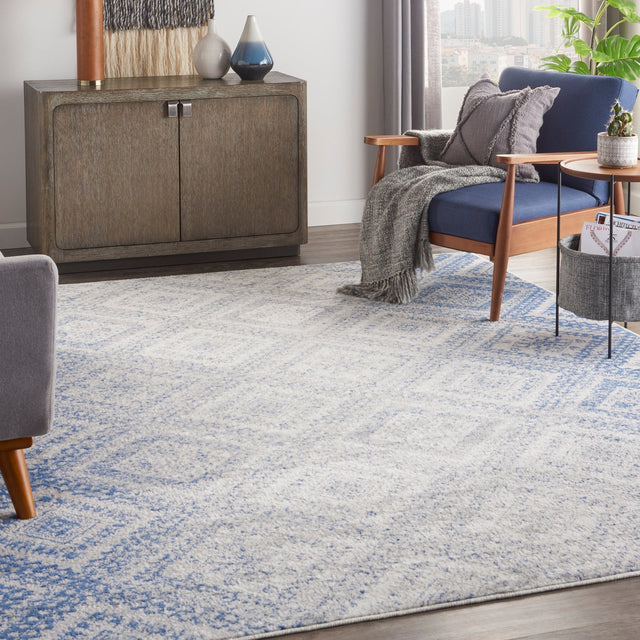 Nourison Whimsicle Whs17 Ivory Blue Rugs - Nourison - 99446834980