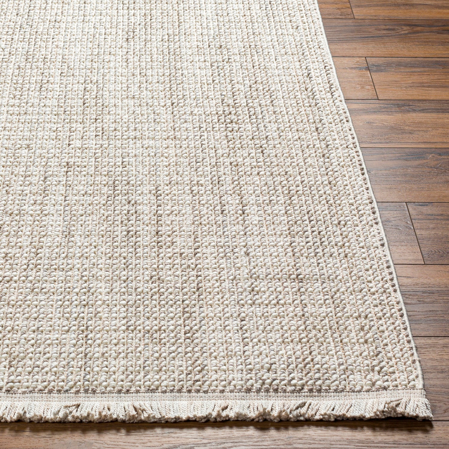 Surya New Delhi Nwh-2303 Ash, Light Grey, Sterling Grey, Metallic - Silver Rug.