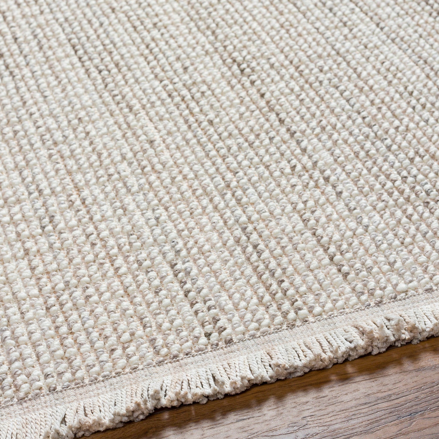 Surya New Delhi Nwh-2303 Ash, Light Grey, Sterling Grey, Metallic - Silver Rug.