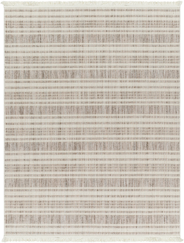 Surya New Delhi Nwh-2304 Light Grey, Ash, Slate Grey Taupe, Metallic - Silver Rug.
