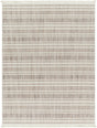 Surya New Delhi Nwh-2304 Light Grey, Ash, Slate Grey Taupe, Metallic - Silver Rug.