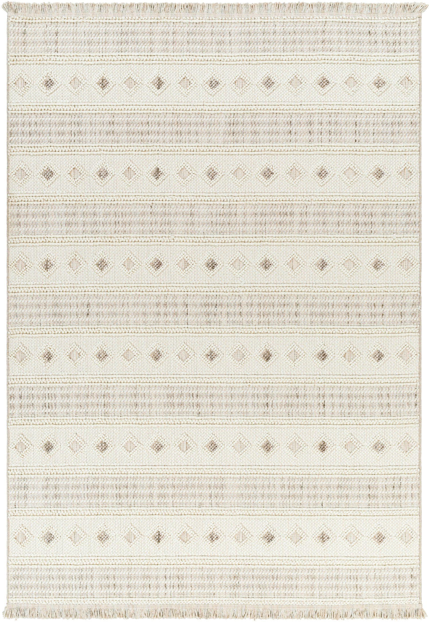 Surya New Delhi Nwh-2306 Pearl, Light Grey, Off-White, Ash Rug.