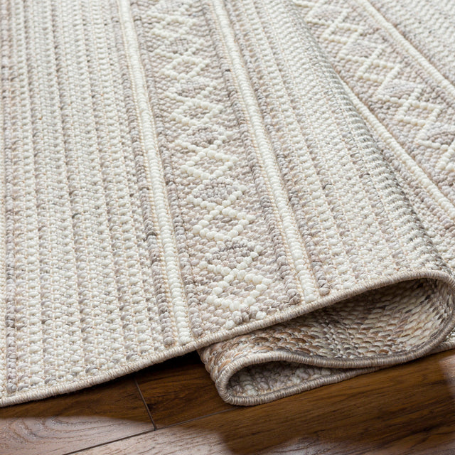 Surya New Delhi Nwh-2307 Light Silver, Light Grey, Pale Slate Rug.