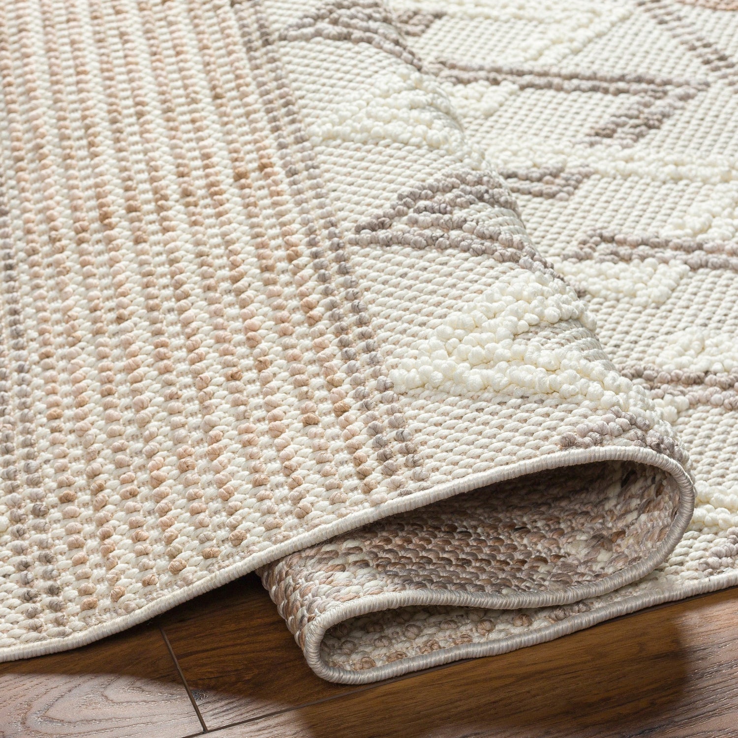 Surya New Delhi Nwh-2309 Light Grey, Ash, Sterling Grey Rug.