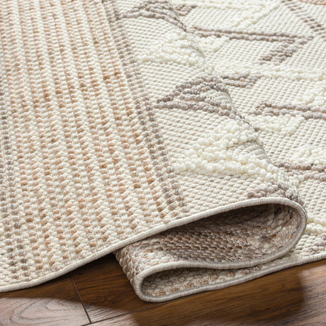 Surya New Delhi Nwh-2309 Light Grey, Ash, Sterling Grey Rug.